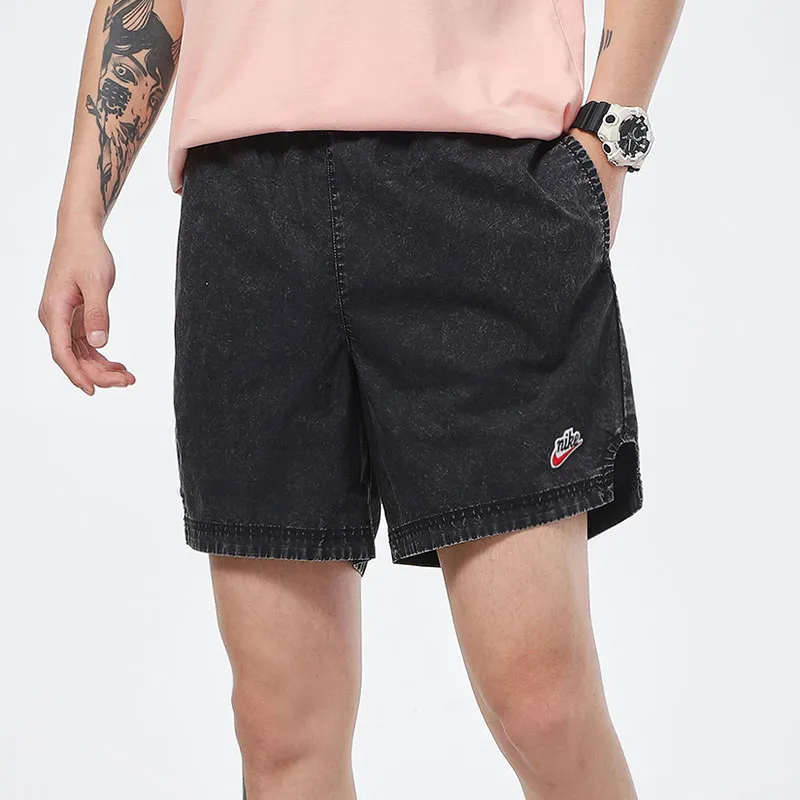 Nike Denim Shorts Men Black-5
