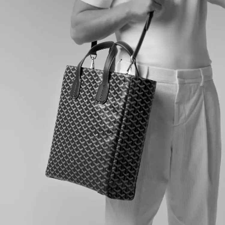 GOYARD Voltaire Canvas With Leather Shoulder Bags Handbags Regular Women's Gray-3