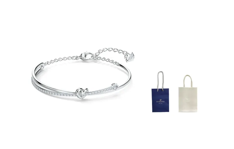 Swarovski Artificial Crystal Bangles Women's-5