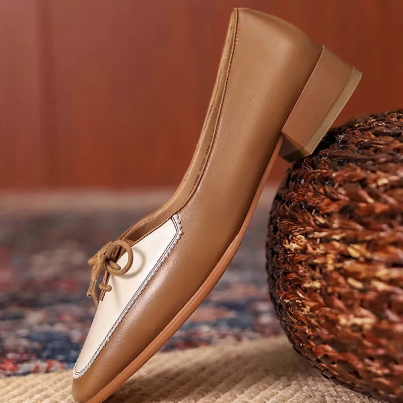 CAMEIDO Women's Casual Shoes Women's Apricot-6