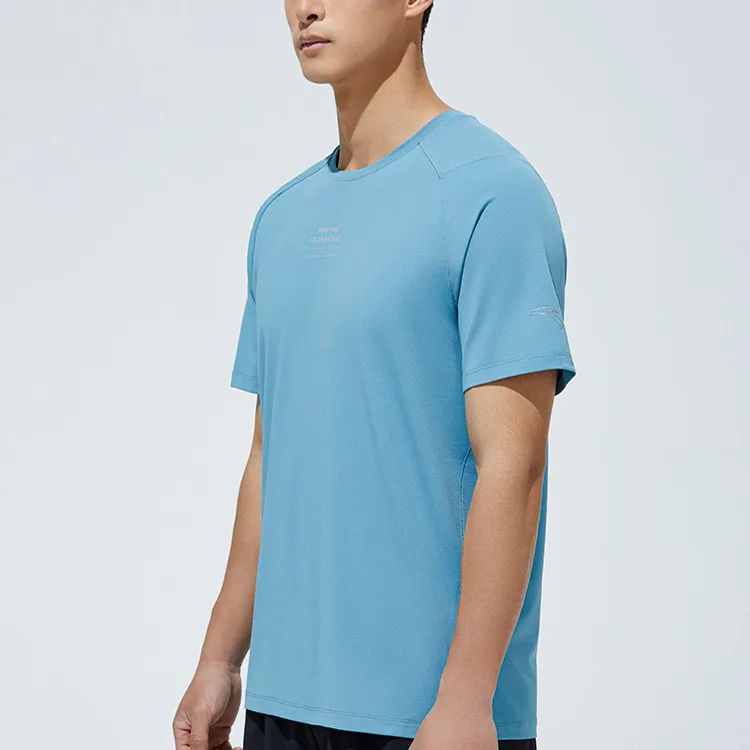 Anta T-Shirt Men's Sunny Smoke Blue-4