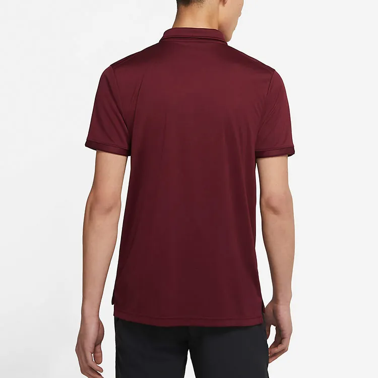 Nike Polo Shirts Men Burgundy-4