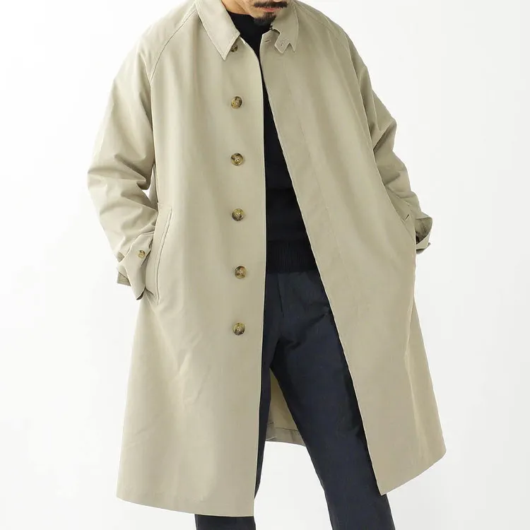 Beams Trench Coats Men Beige-5