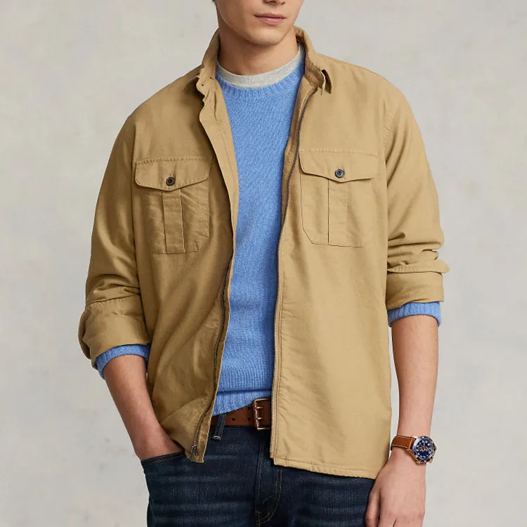 Polo Ralph Lauren Shirts Men Khaki-2