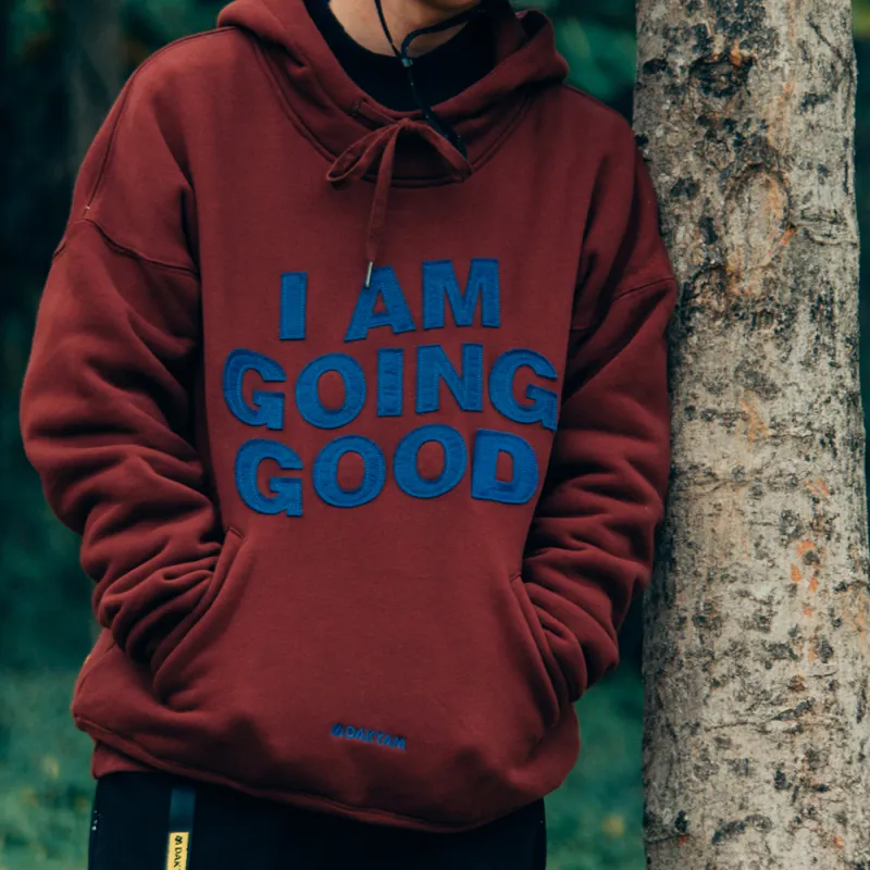 DAKYAM Hooded Loose Fit Sweatshirt Winter Unisex-7