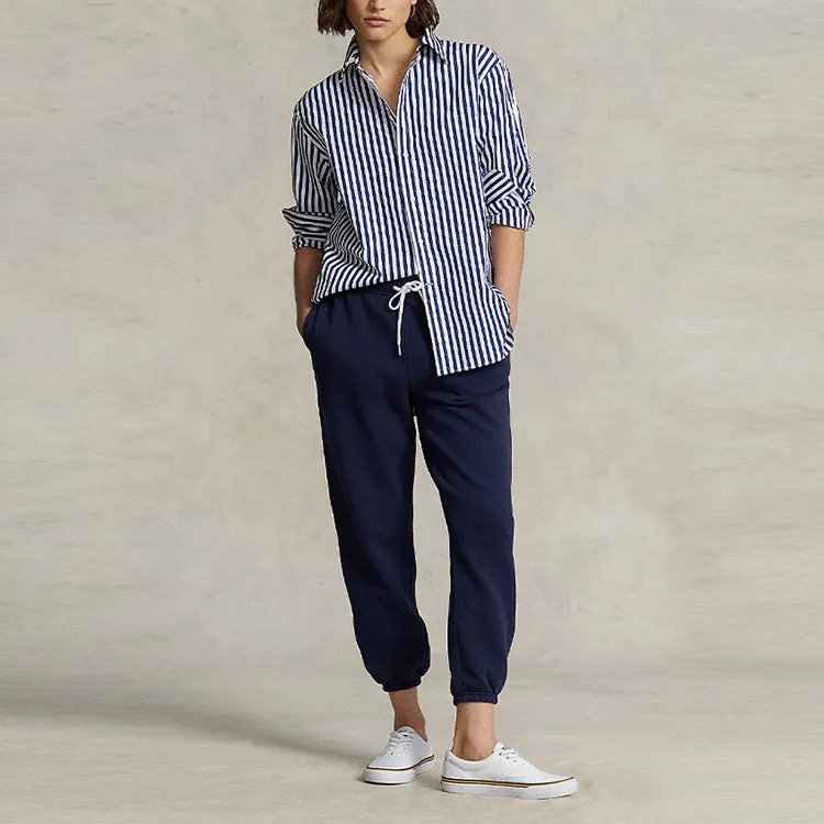 Polo Ralph Lauren Knitted Sweatpants Women's Marine Blue-1