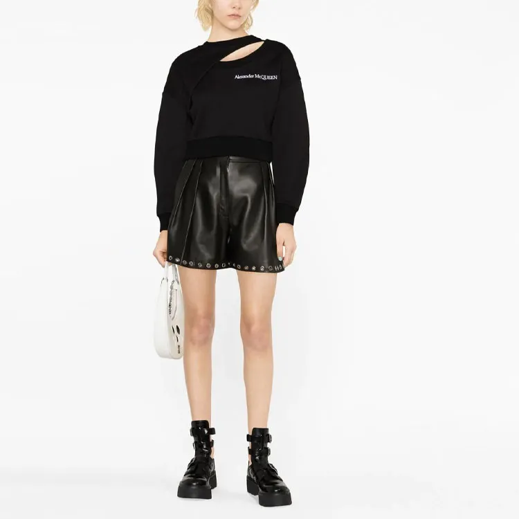 Alexander McQueen Sweatshirt Women's Black-1