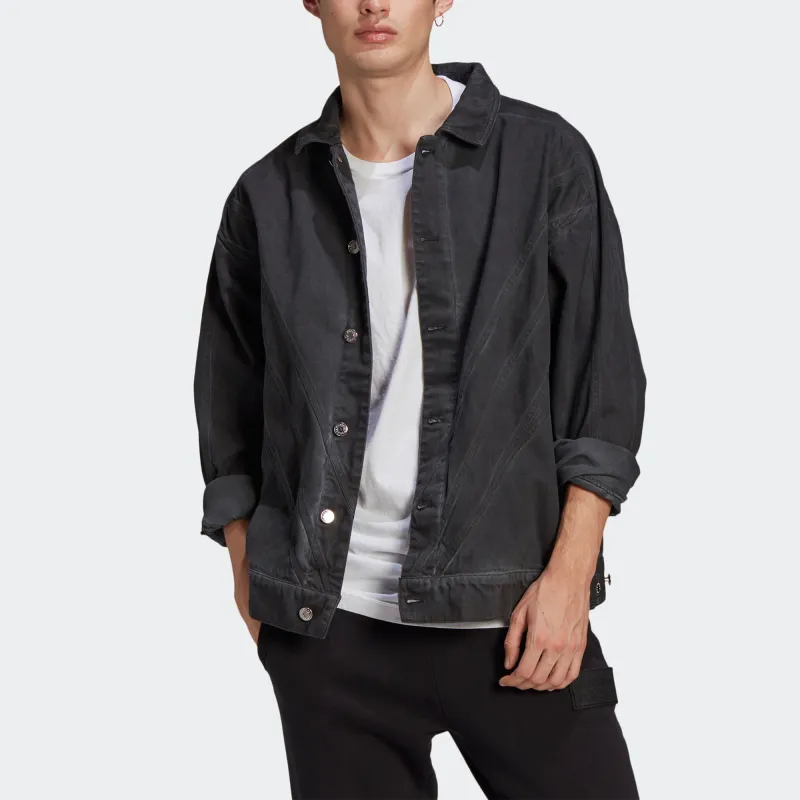 Adidas Originals FSHN Denim Jackets Men Black-1