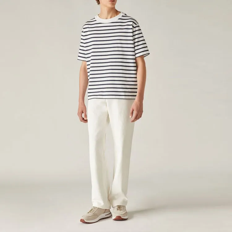 Loro Piana Striped Cotton T shirt-1
