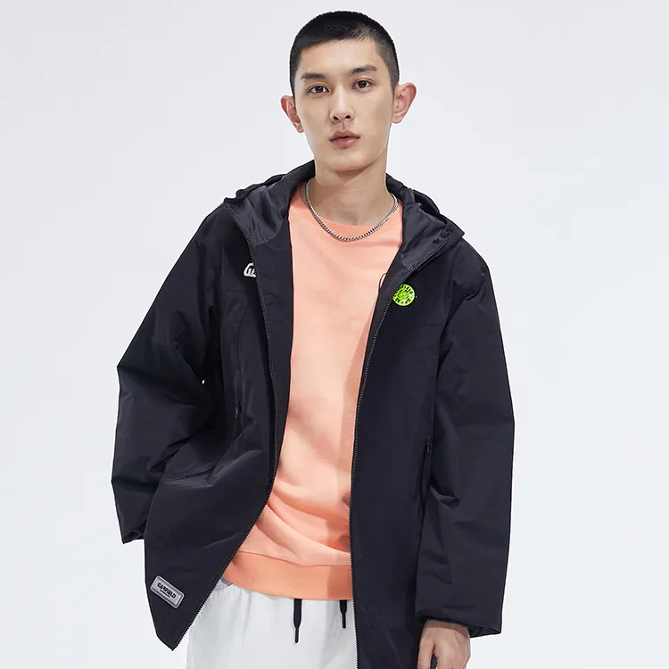 FUN X Garfield Trench Coat Unisex Black-3