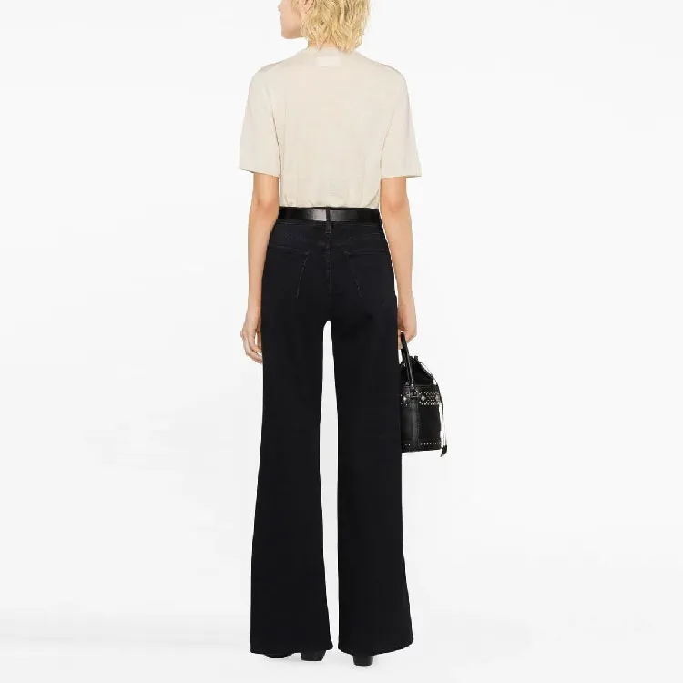 FRAME High-waist Wide-leg Jeans-1