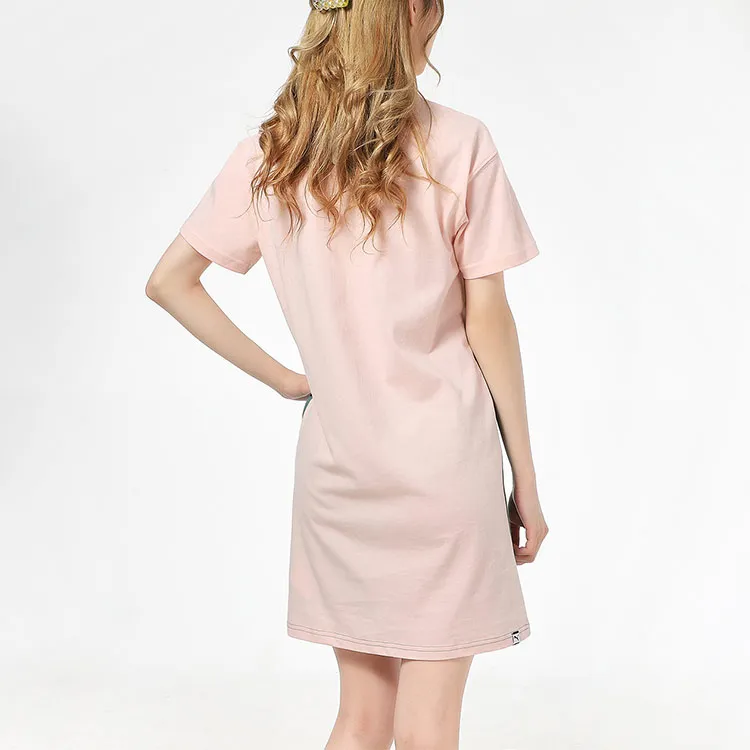 PUMA Short Sleeved Dresses Women's Light Pink-4