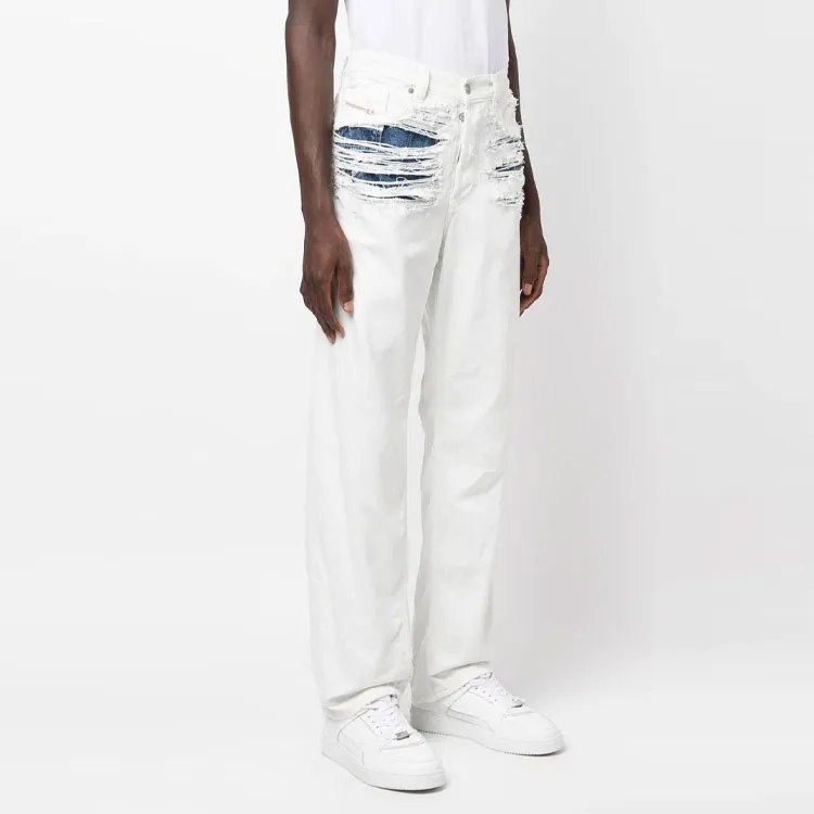 DIESEL Jeans Men White-3