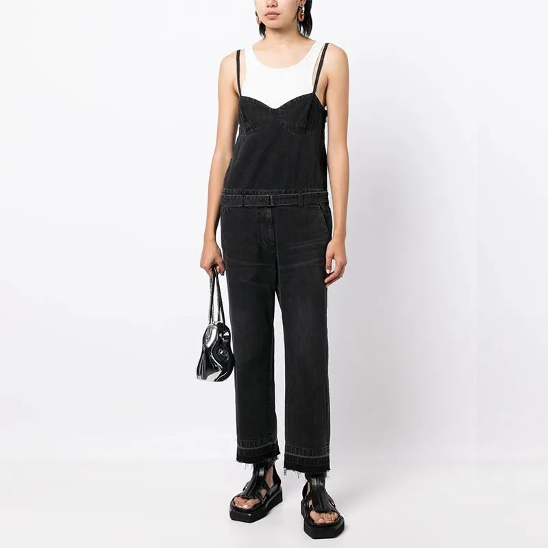 Sacai Jumpsuits Women's Black-1