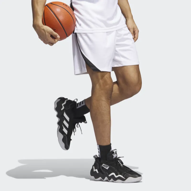 Adidas Basketball Shorts Men Black/White-3