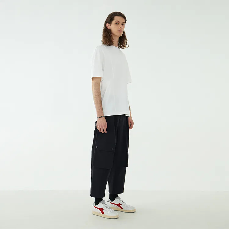 Diadora Straight Casual Pants Men's Black-4