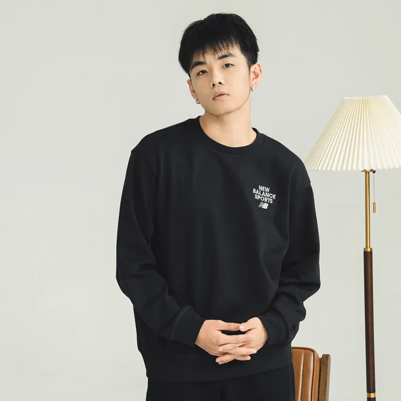 New Balance Sweatshirt Unisex Black-2