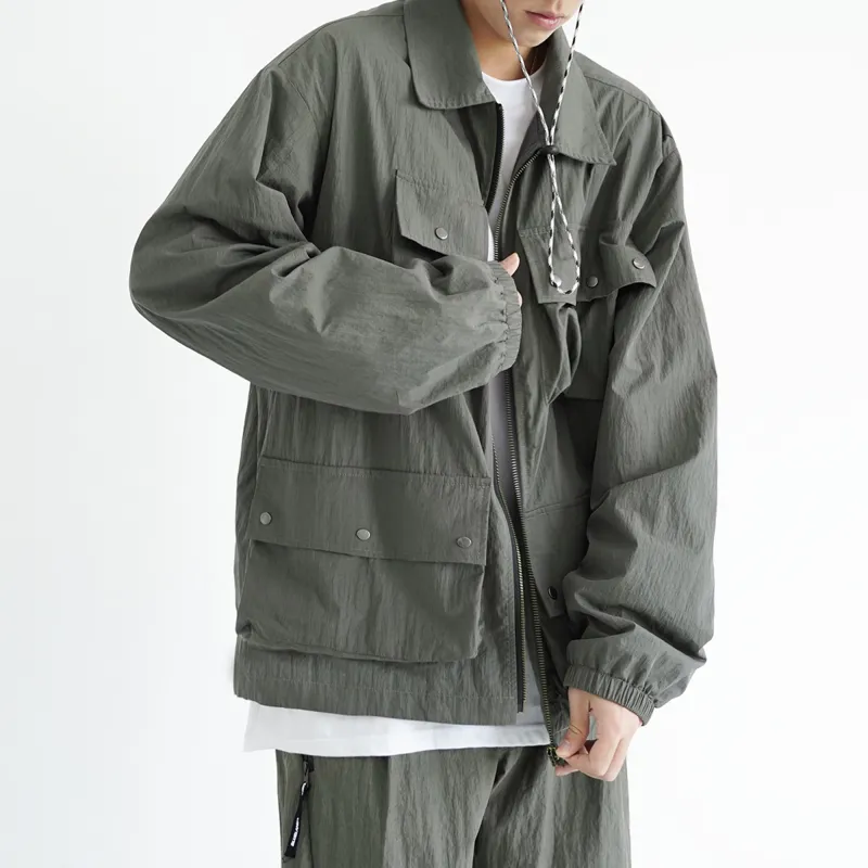 BLUELANDINC Jackets Women's Army Green-4