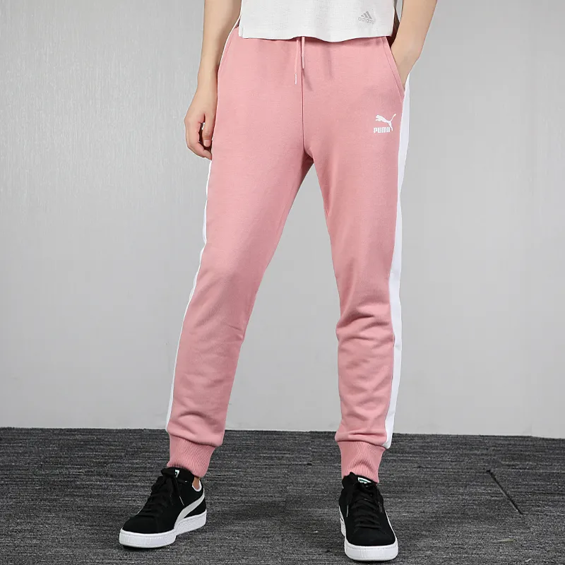 PUMA Knitted Sweatpants Women's Pink-2