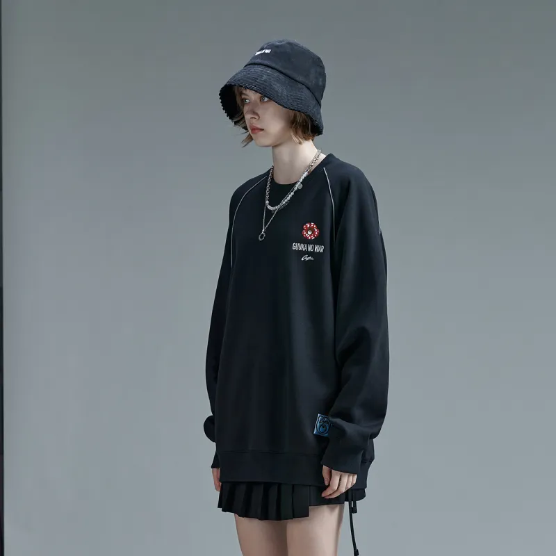 Guuka Sweatshirts Unisex Black-5