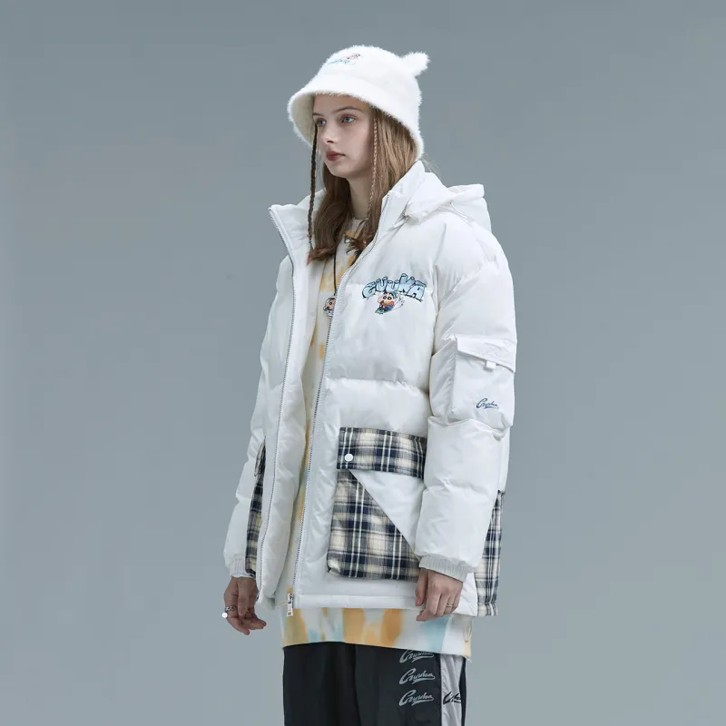 Guuka Puffer Jacket Unisex White-6