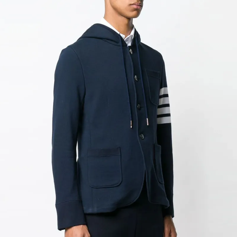 THOM BROWNE Jackets Men Dark Blue-2