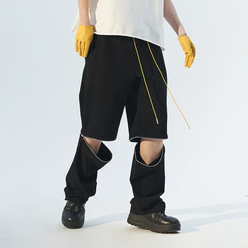 MODITEC Casual Pants Unisex Black-4