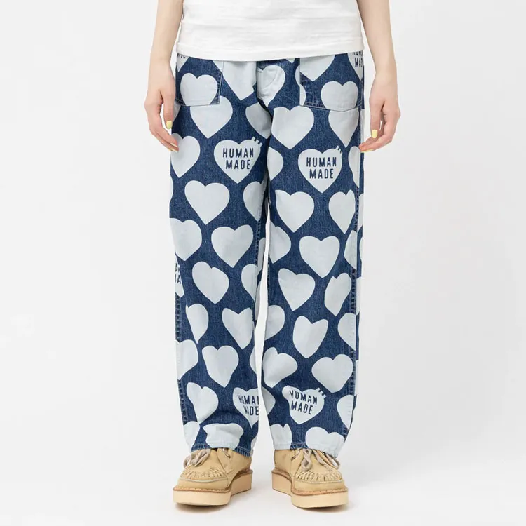 HUMAN MADE Heart Baggy Denim Pants-5