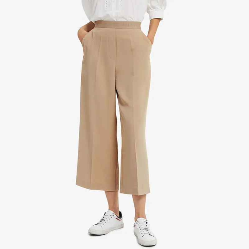 Tommy Hilfiger Knitted Sweatpants Women's Khaki-2