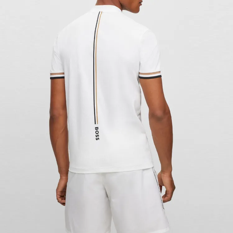 HUGO BOSS Polo Shirts Men White-3