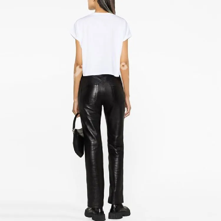 BALMAIN Logo Printed Cropped T-Shirt-2