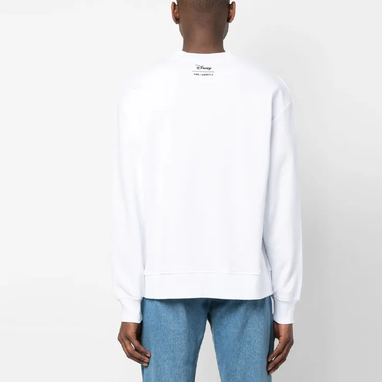 Disney X KARL LAGERFELD / Karl Lagerfeld Jeans Sweatshirts Men White-2