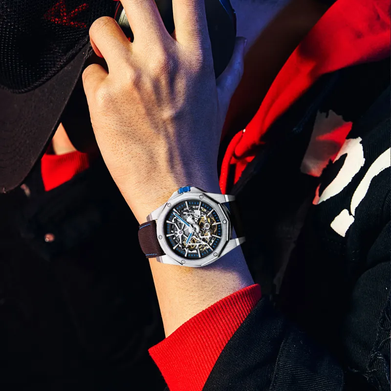 Sea Gull Men Frontier Watch-2