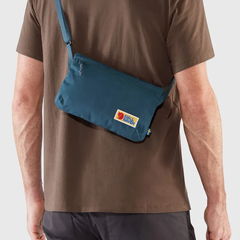 Fjallraven Recycled Polyester Fanny Pack, Crossbody Bag, Shoulder Bag Regular Unisex Dark Blue-3