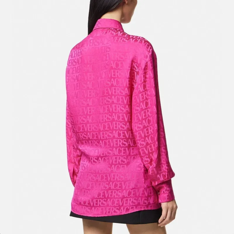VERSACE Shirts Women's Rose Red-1