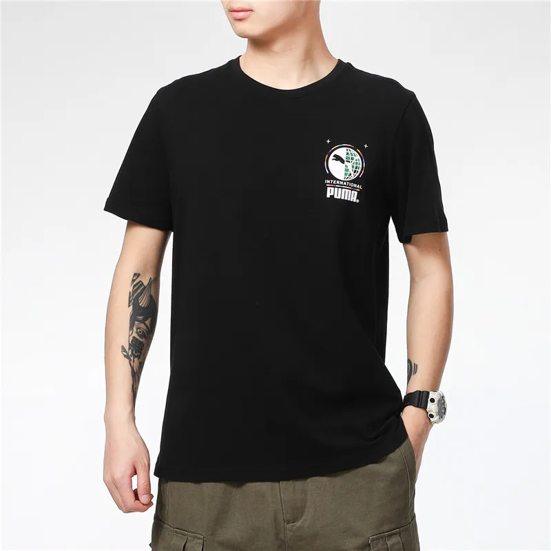 PUMA ESS T Shirts Men Black-2