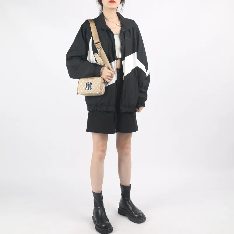 MLB Monogram Collection Polyester Camera Bag Combo Bag Crossbody Bag Shoulder Bag Unisex Khaki-6