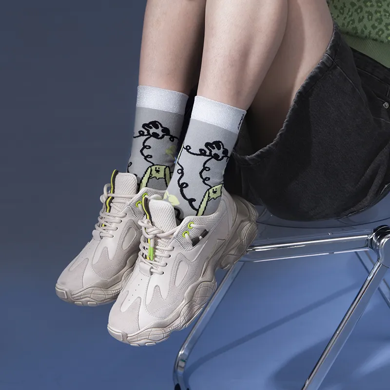 TOOCI Unisex Mid Calf Socks-5
