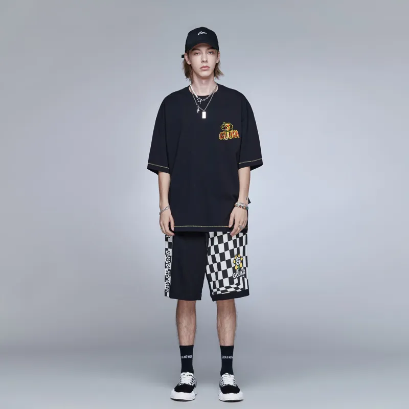 Guuka Casual Shorts Men Black-2