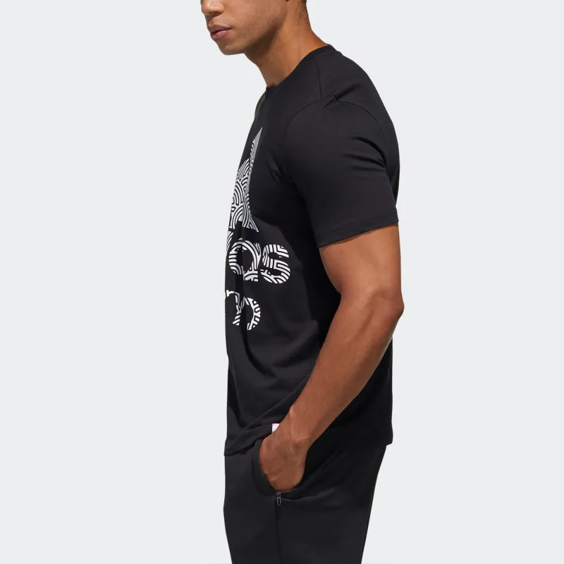 Adidas T Shirts Men Black-3