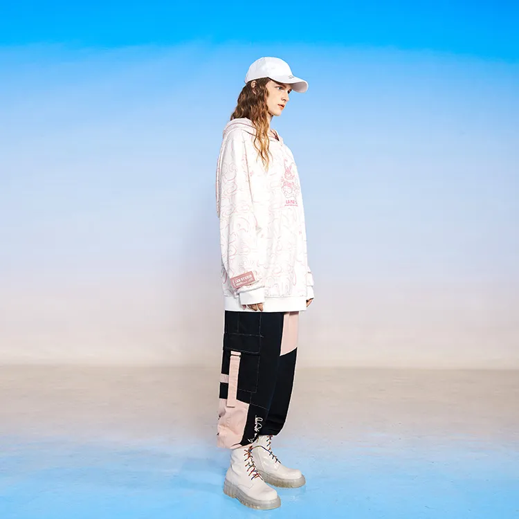 LAMLICKA Sweatshirt Unisex White-4
