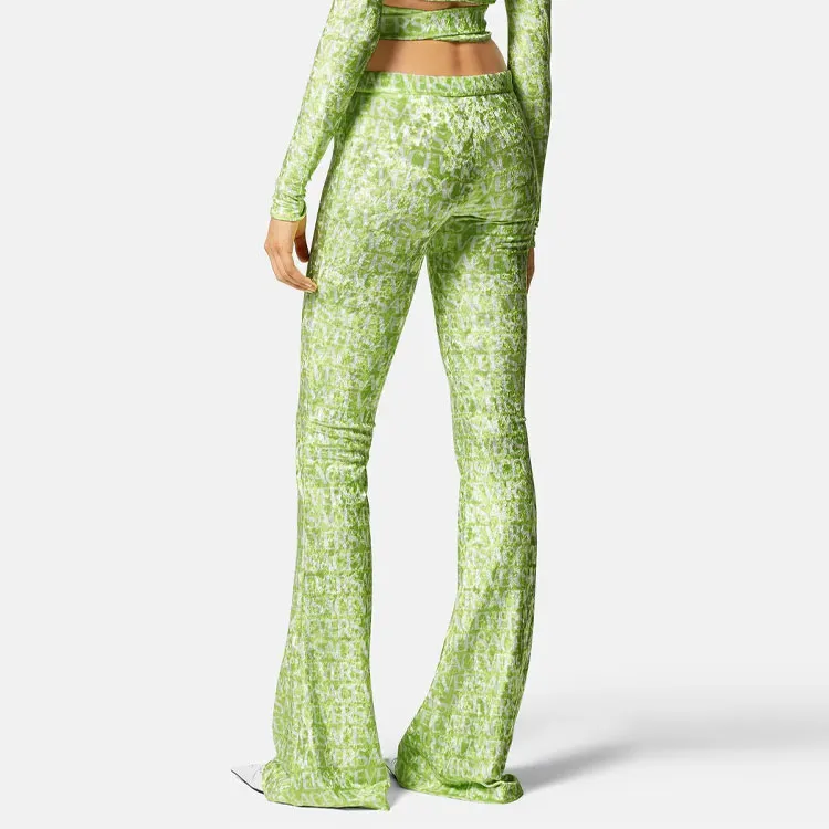 VERSACE Informal Pant 'Green/White'-3