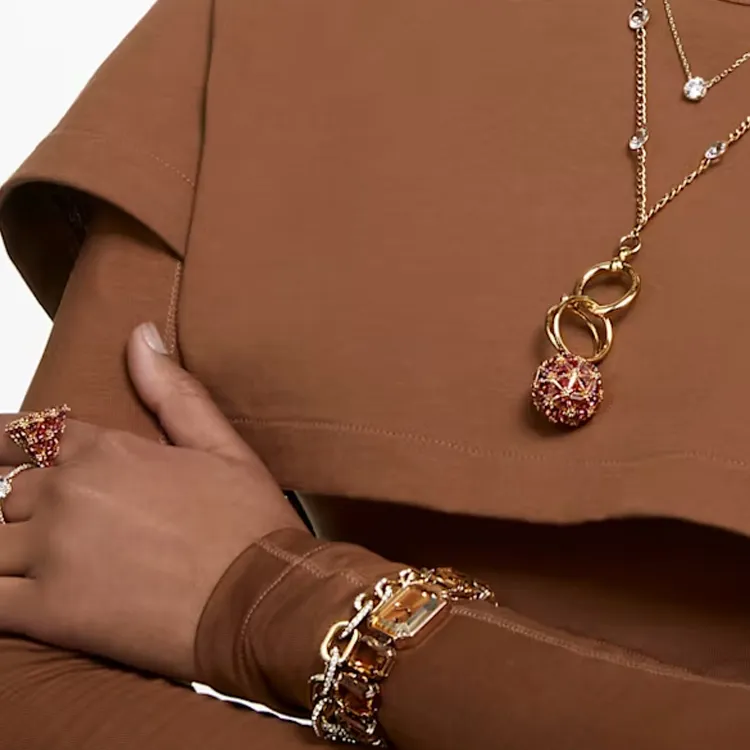 Swarovski Curiosa Gold Plated Rings Women's-6