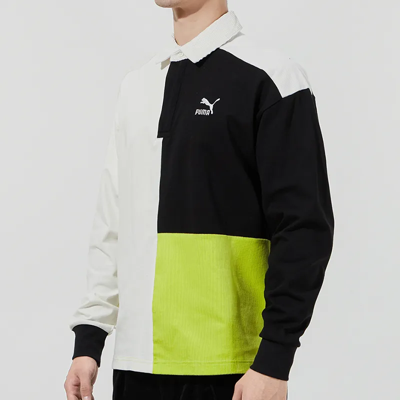 PUMA Retro Polo Shirts Men Ecru-4
