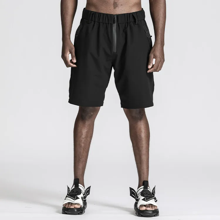 NORVINCY Urban Techwear Badge Cargo Shorts Unisex-2