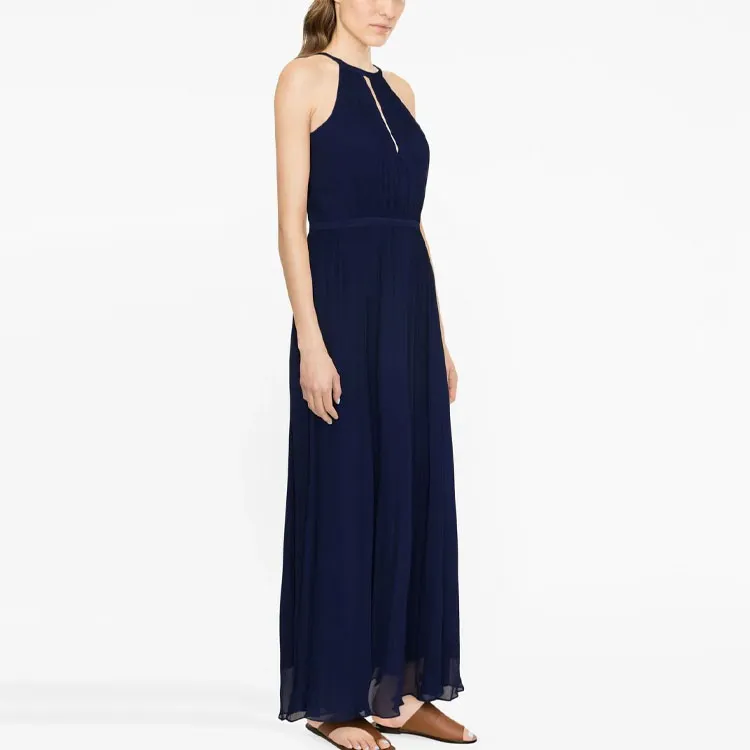 Polo Ralph Lauren Keyhole detail Pleated Gown-4