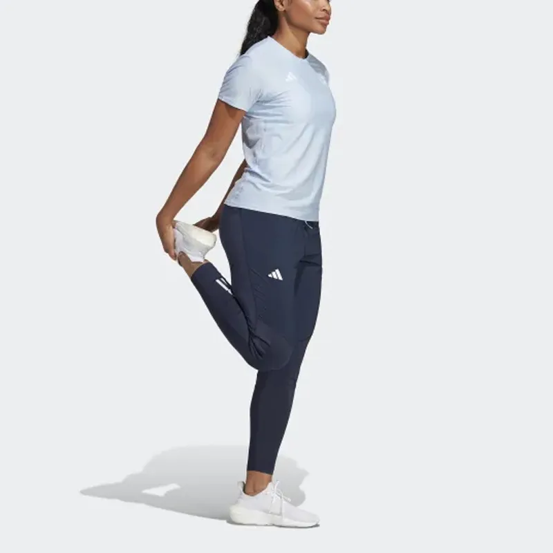 Adidas Knitted Sweatpants Women's Navy Blue-3