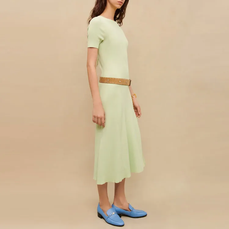 Maje Short-Sleeved Dresses Women's Green-3