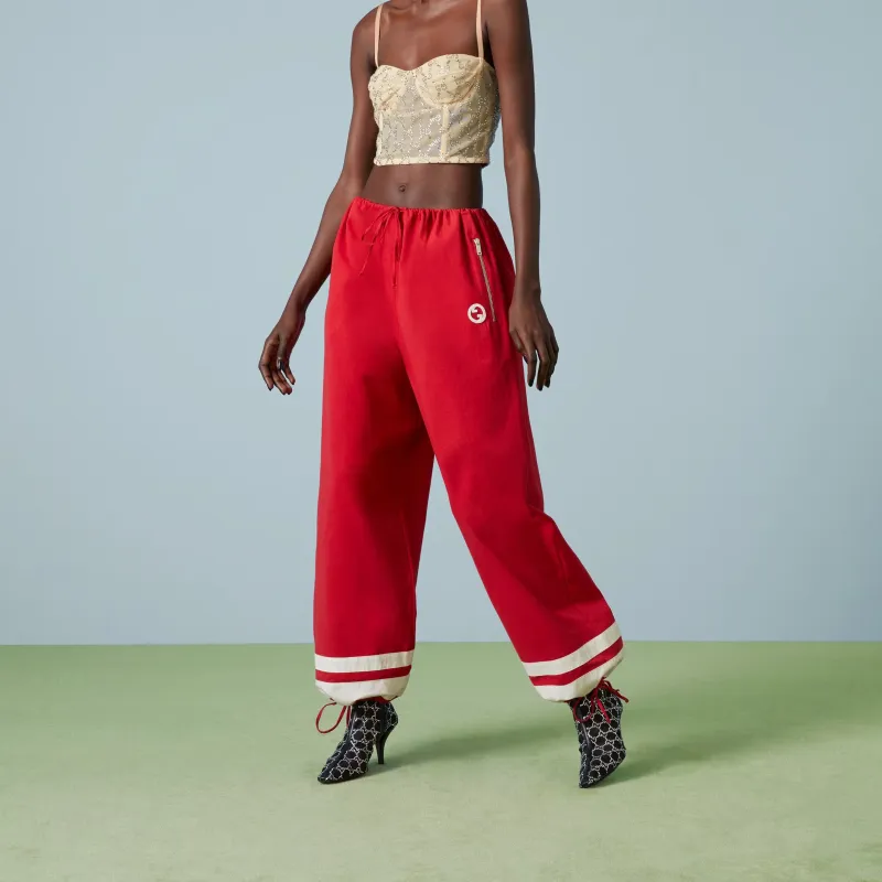 GUCCI Interlocking G Logo Pants-2