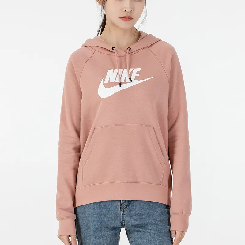 Nike Sportswear Essentials Series Sweatshirts Women's Pink-2
